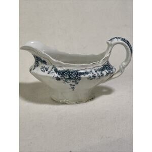 Antique Burslem ENGLAND ROYAL Staffordshire Gravy Boat